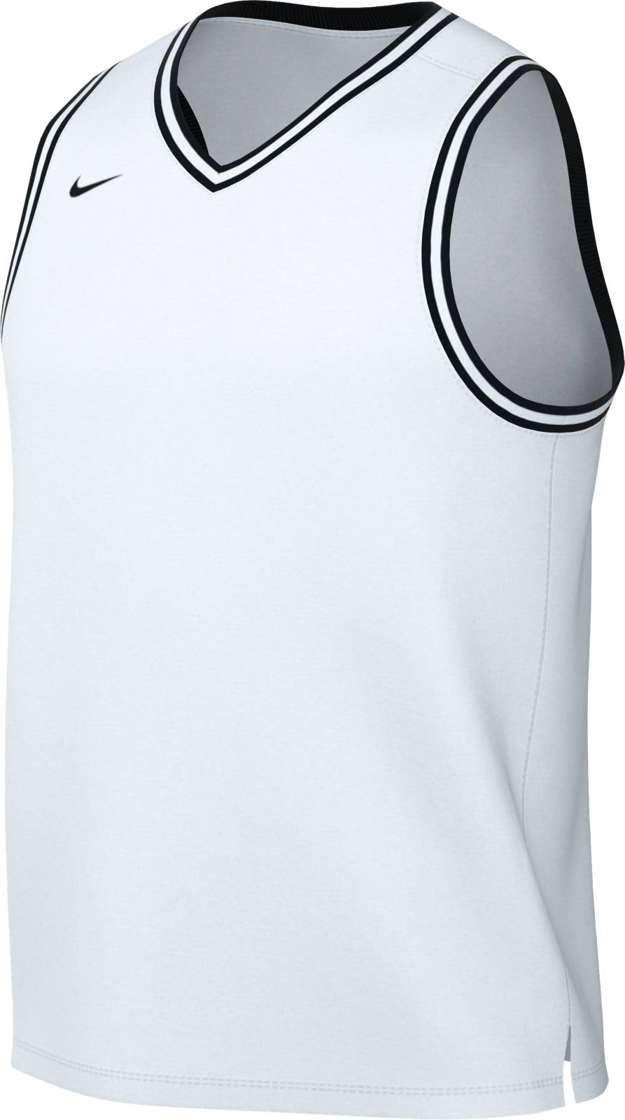 Nike Men's M Nk Df DNA Jersey, White/Black, FQ3707-100, L