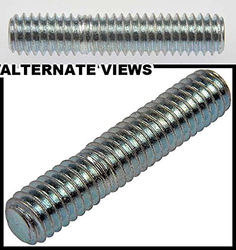 APDTY 786106 Double Ended Stud - 5/16-18 X 7/16 in. and 5/16-18 X 7/8 in.