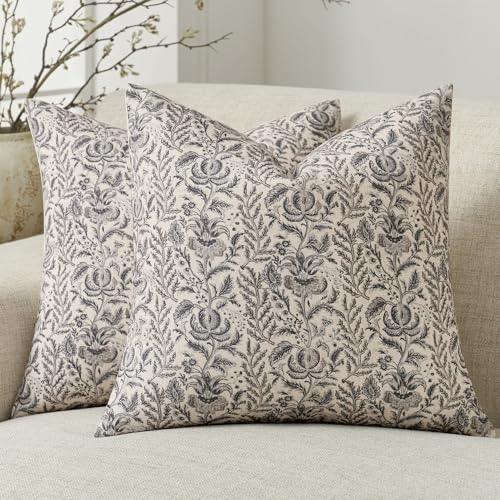 Amor Virisso Floral Pillow Covers 18x18 Set of...