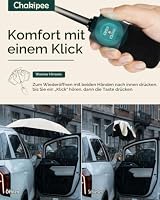 Chakipee Regenschirm Groß Sturmfest Kompakter Reise für Damen und Herren– Automatik Auf und Zu Taschenschirm Tragbarer UV-Schirm, Taschenschirme 210T Beschichtung 115 cm Spannweite 8 Rippen Beige – Ansicht 9
