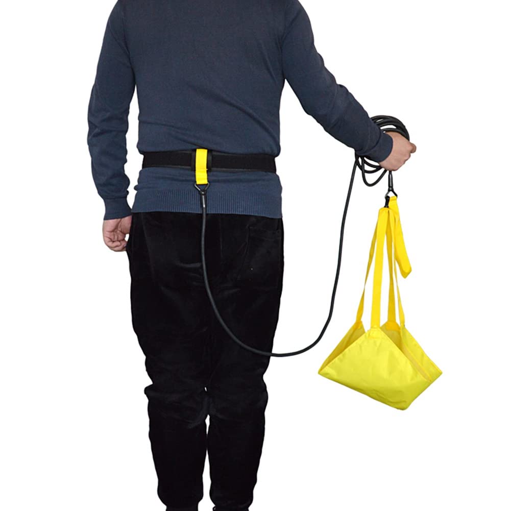Schwimm-Fallschirm Für Training - Widerstandsschirm 44cm Gelb Für Erwachsene & Kinder