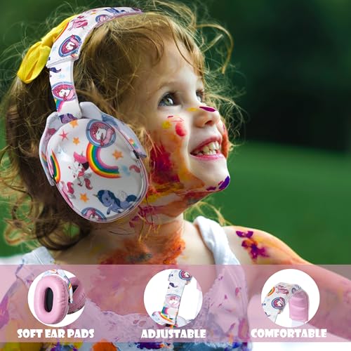 PROTEAR SNR 28 dB Kids Ear Protection Ear Muffs,Ideal Hearing Protectors for Noise Sensitivity Children under Fireworks,Travel - Image 3