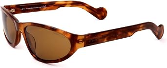 Moncler ML0115 - 53J ACETATE SUNGLASSES Havana w/ Brown Lens 59mm