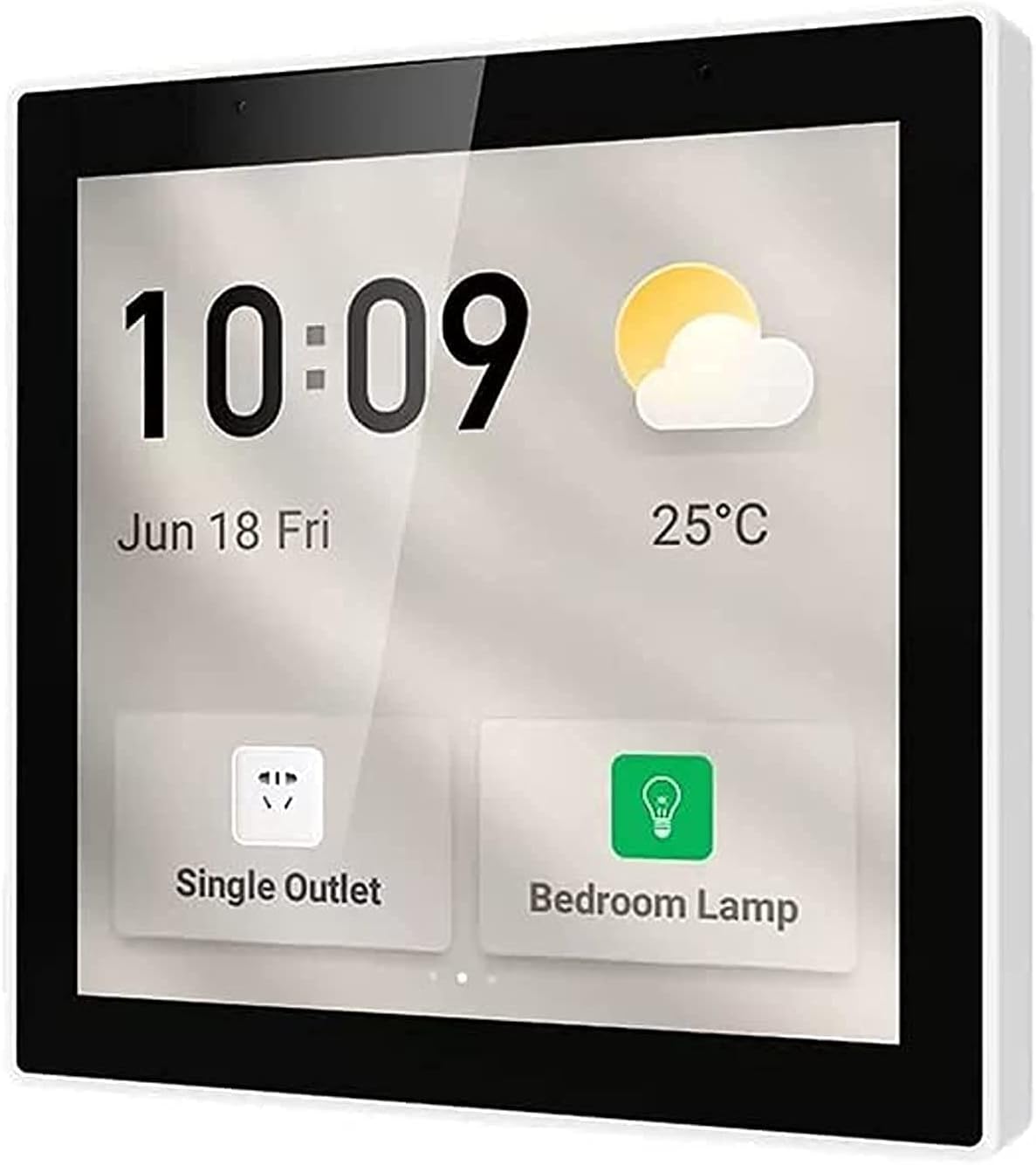 Eazyliv Smart Solutions Tuya wifi Multi-functional Touch Screen Control Panel in-wall Central Controller for Intelligent Scenes Home (4 Inch Control Panel)