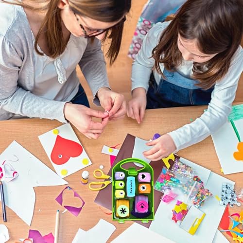 Ensemble d'artisanat de perforation et ciseaux pour projets de scrapbooking créatifs