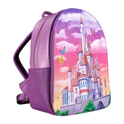 Sac à dos Loungefly La Belle et la Bête Castle de collection classique