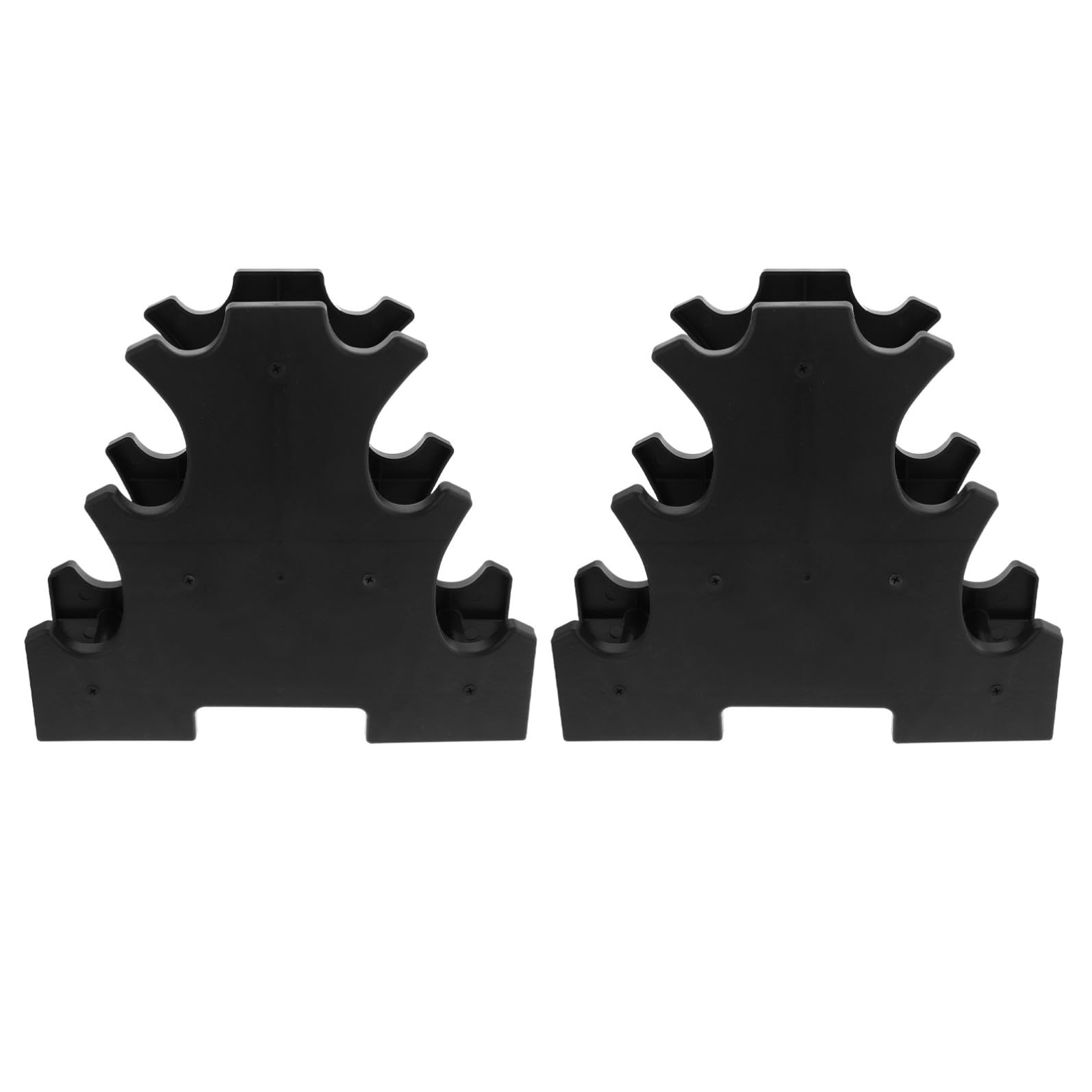 2 Piezas Soporte para Guardar Mancuernas de Tres Niveles