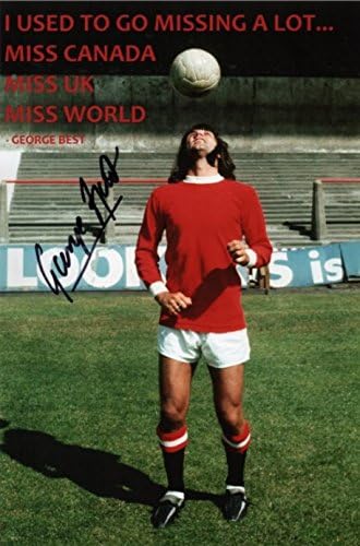 Edition Limitee Citation De George Best Photo Dedicacee Par Autographe Amazon Fr Cuisine Et Maison