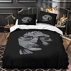 The Beatles Groupe de Rock Rock ‘n’ Roll Luxe Housse De Couette avec Taies d’oreiller avec Housse De Couette Parure De… - Les Beatles, Paul McCartney, John Lennon, RIngo Starr, George Harrison The Beatles Groupe de Rock Rock 'n' Roll Luxe Housse De Couette avec Taies d'oreiller avec Housse De Couette Parure De… – Image 3