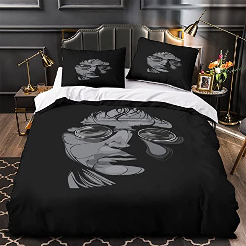 The Beatles Groupe de Rock Rock ‘n’ Roll Luxe Housse De Couette avec Taies d’oreiller avec Housse De Couette Parure De… - Les Beatles, Paul McCartney, John Lennon, RIngo Starr, George Harrison The Beatles Groupe de Rock Rock 'n' Roll Luxe Housse De Couette avec Taies d'oreiller avec Housse De Couette Parure De… – Image 4