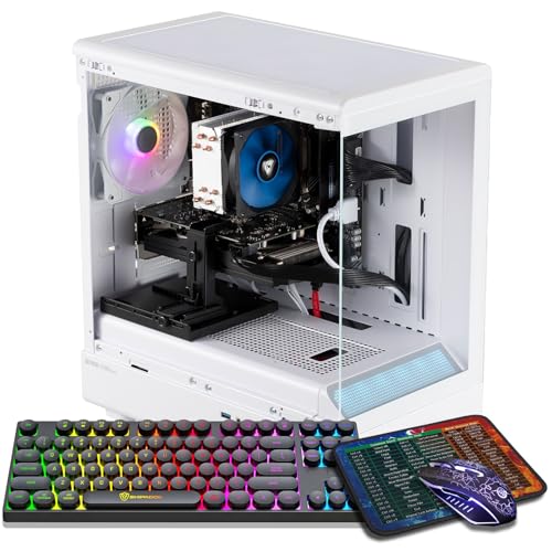 ZER-LON Gaming PC Desktop Computer Core I7 up to 3.9GHz Radeon RX 560 4GB GDDR5 16G DDR3 RAM 512GB NVME SSD WiFi 5.0 Prebuilt Gaming PC Tower Computer with 5 RGB Fan