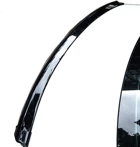 Vista 8 de TuTuYa Juego de alerón para maletero de coche negro brillante, 1.5m/4.9ft Kit de alerón universal, barra de goma para alerón, aleta trasera, aleta