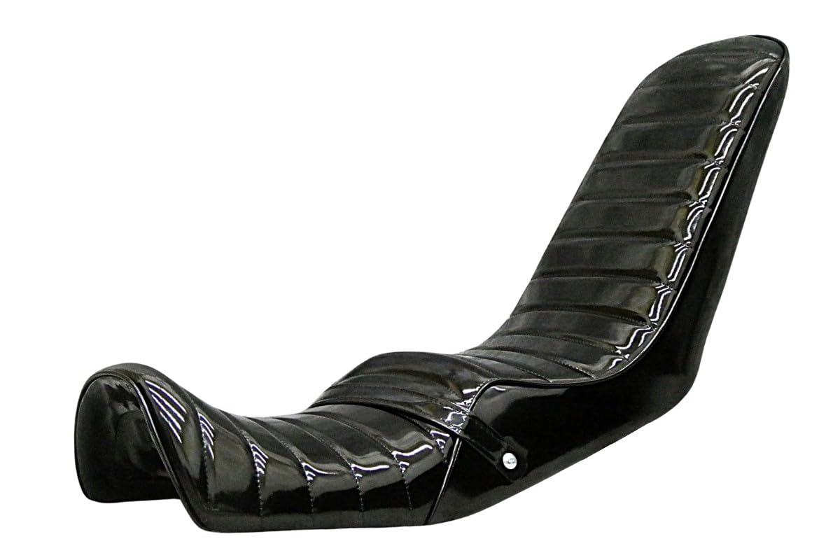 XJR400 4HM エナメル 三段シート タックロール 47cm Amazon | XJR400前期4HM 黒エナ40cm 三段シート/ブラック 補強入り