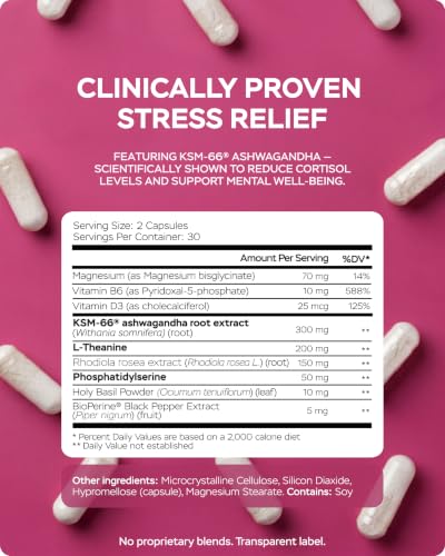 4Well Products KSM-66 Ashwagandha Cortisol Supplement