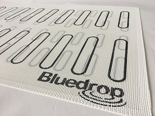Bluedrop Eclair Baking Sheets Perforated Silicone Baking Mats For Bread Cookies Open Mesh Non Stick Oven Liner - Thumbnail 3