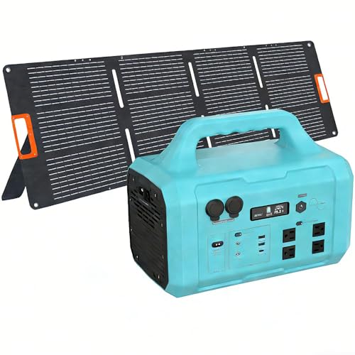 STARY LINE 1800W Solar Generator Kit (2700W Surge), 1024Wh Portable