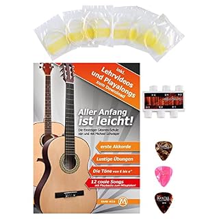 Classic Cantabile guitare acoustique folk set démarrage incl. kit d’accessoires à 5 pièces, blanche - Les Beatles, Paul McCartney, John Lennon, RIngo Starr, George Harrison Classic Cantabile guitare acoustique folk set démarrage incl. kit d'accessoires à 5 pièces, blanche – Image 7