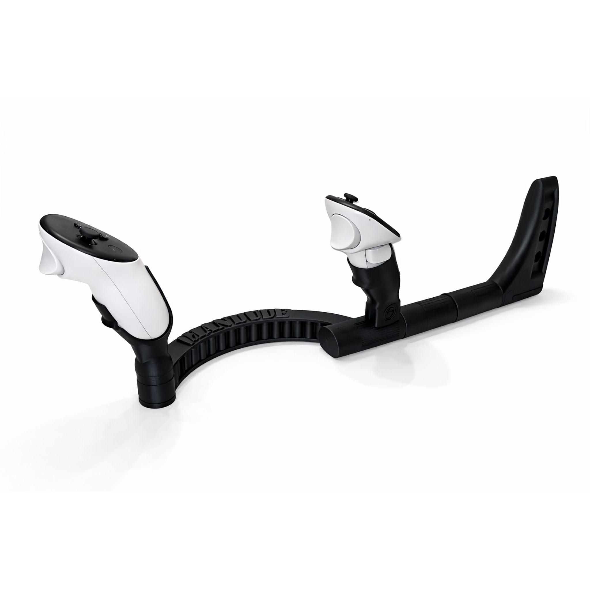 VR Gun Stock for Quest 2 & 3 – Rifle Grip VR Controller Stock Compatible with Meta Quest 2 & 3 – Lightweight & Quick-Release FPS Accessory for Enhanced Shooting Games (Black)