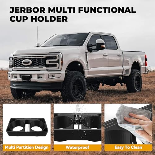 Portavasos para Ford F250 y F350 2023-2024 consola central miniatura 3