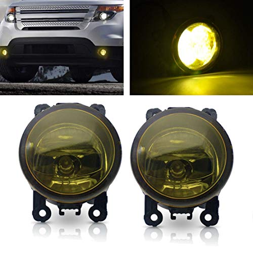 LáMpara de luz antiniebla lente amarilla parachoques H11 F4 de coche para recambio Focus 2 piezas