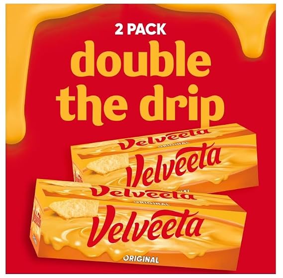 Velveeta Original Cheese (32 Ounce, 2 Count) (2 Pack)