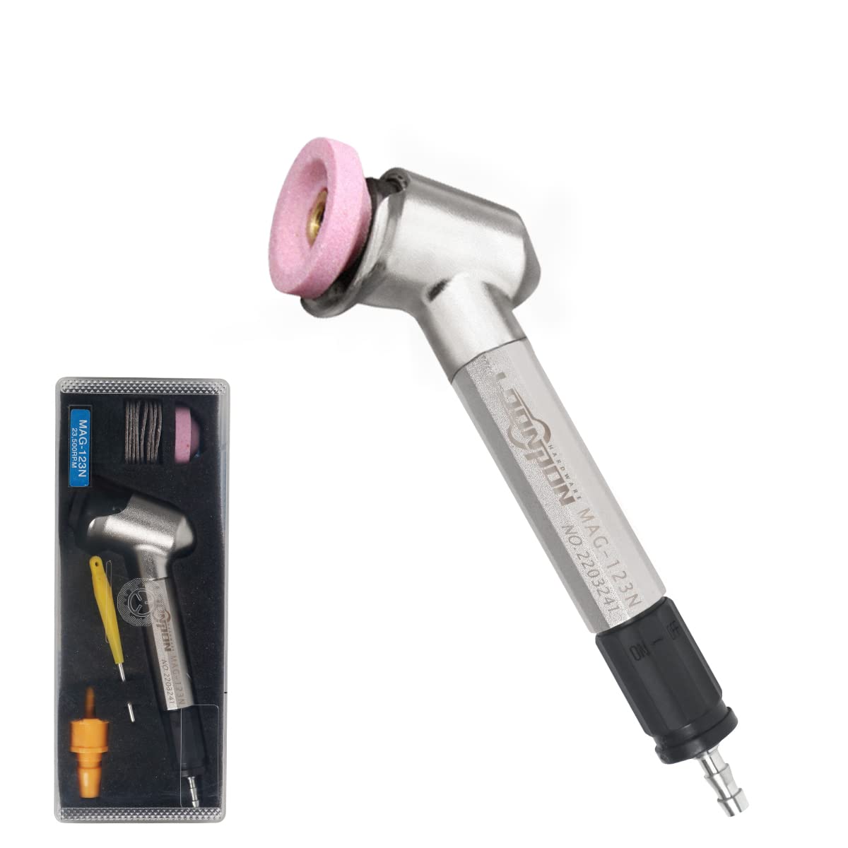 Air Micro Die Grinder Kit,MAG-123N Pneumatic Grinding Pen 120