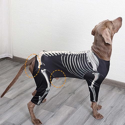 Disfraz Hoodie Esqueleto para Perro Mediano miniatura 5