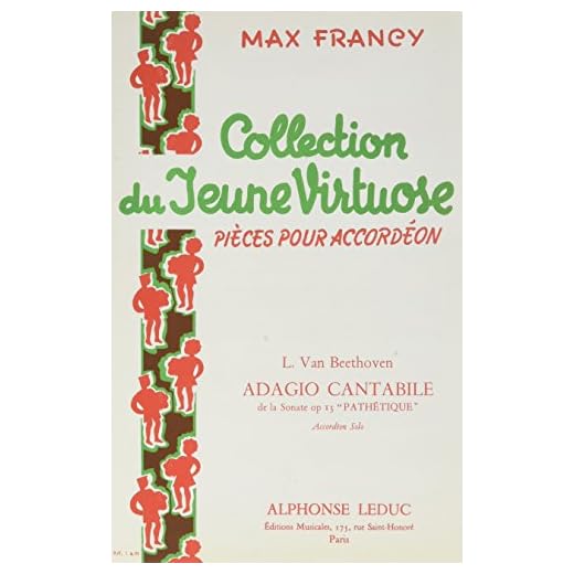 Beethoven sonate op 13 pathetique adagio cantabile accordion book