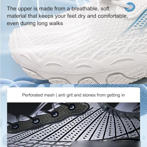JHDDIA Adults Barefoot Shoes Snorkelling Water Shoes Lightweight Foldable — view 4