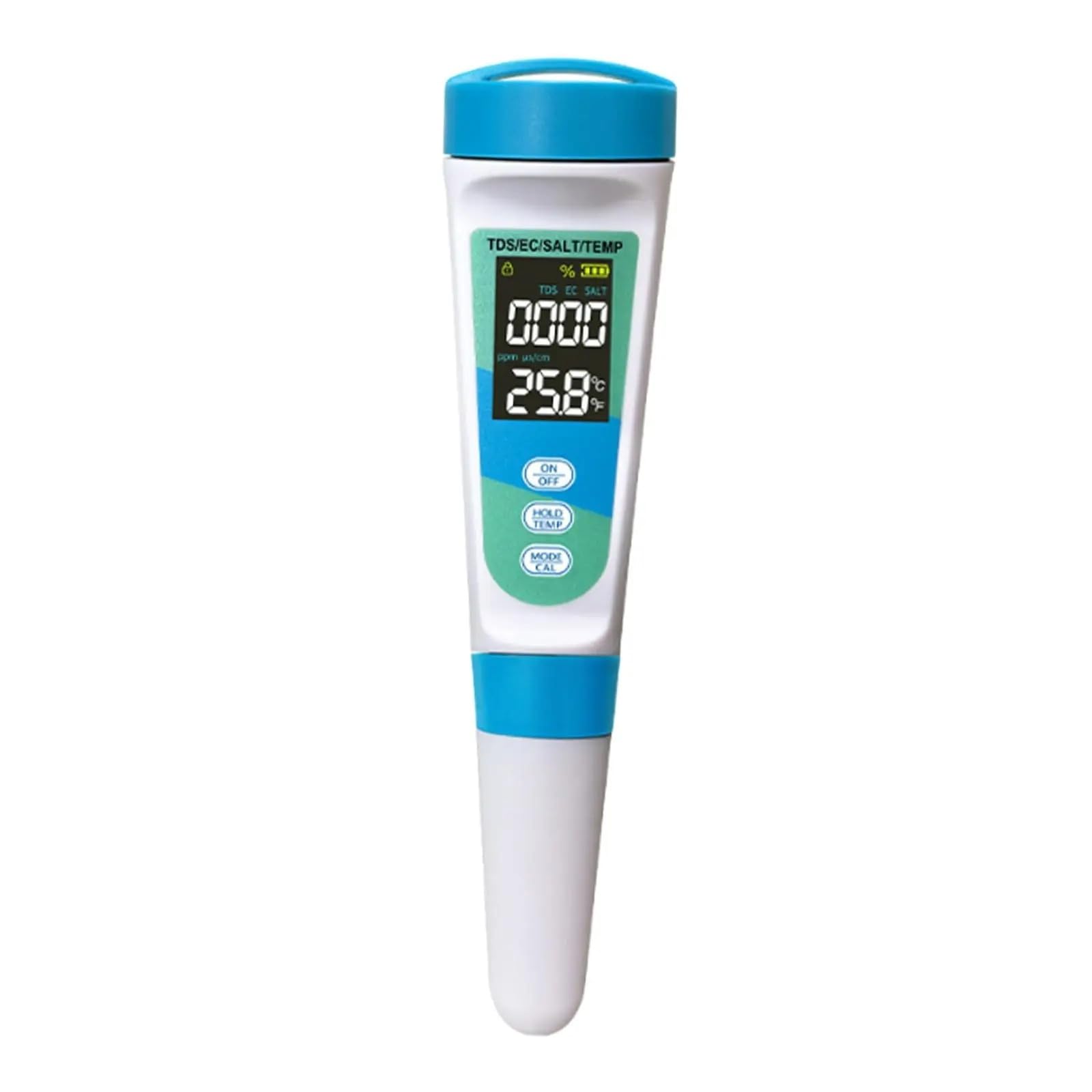 Kongmm One Color Digital Water Tester, Digital Water Tester Pool Tester Measures, Tds, Temperature Tds Meter For Aquariums Spas Drinking Water