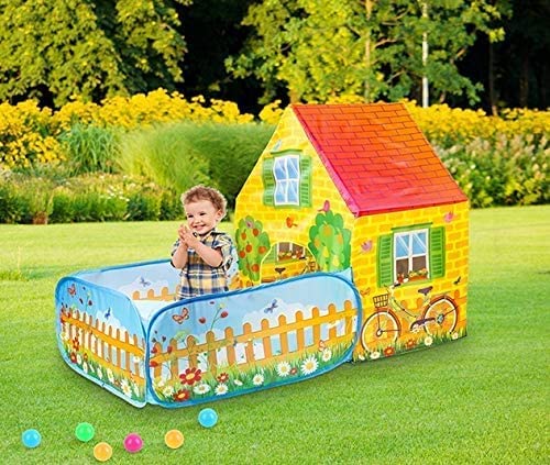Kids Tent Outdoor,Pop Up Tent for Kids 3-5, Toddler Tents Indoor with Ball Pit