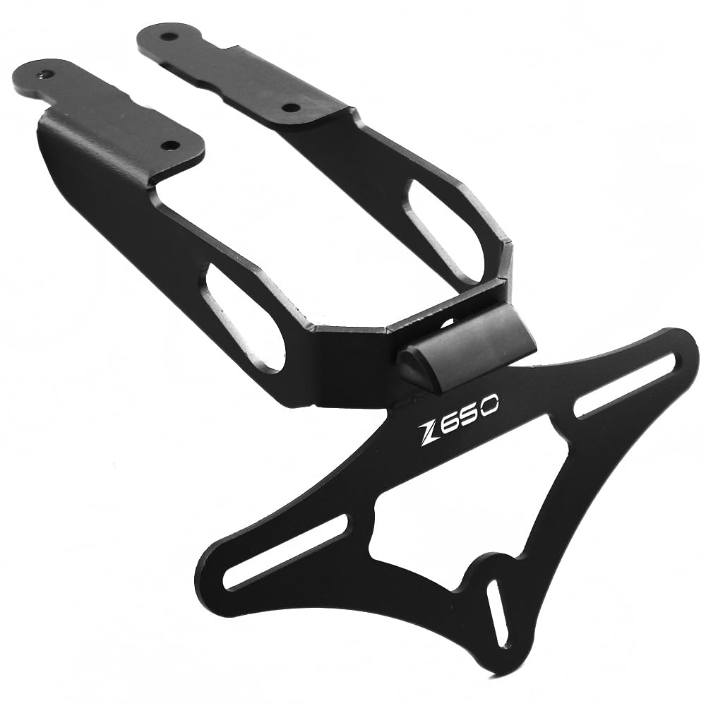Staffa per Targa Compatibile con Z650 2018-2024, Eliminazione Parafango, Supporto per Targa, Paraspruzzi, Alette Anti-Fanghiglia, Protezione Paraurti, 2024 2023 2022 2021 2020 2019 2018