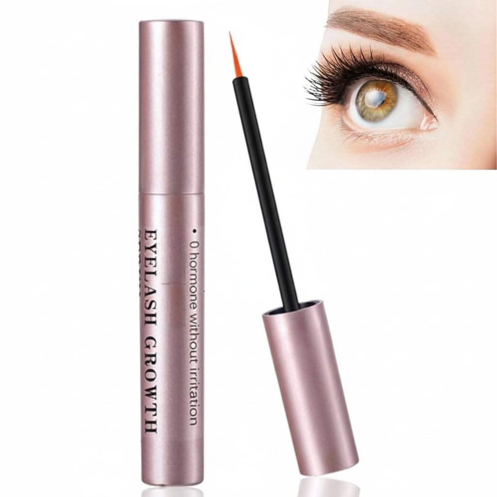 Eyelash Growth Serum, Advanced Formula for Thicker, Longer, Fuller, and Curly Lashes – Strengthening & Moisturizing Boost for Rapid, Healthier Lash Growth with Natural Ingredients