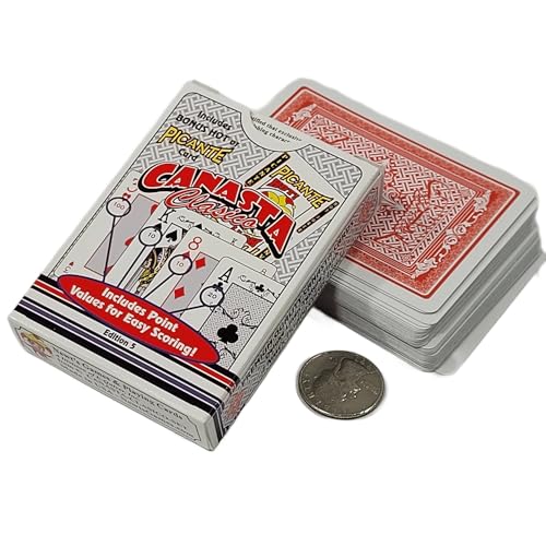 Set Deluxe Dobles Barajas Canasta Clásico miniatura 6