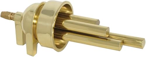 GG Grand General 69983 Silbato de tren de latón macizo pulido y revestimiento transparente