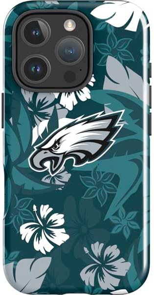 Skinit Impact Phone Case Compatible with iPhone 16 Pro Max - Officially Licensed NFL Philadelphia Eagles Retro Logo Design