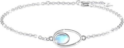 OpalTurquoise Heart Bracelet For Women 925 Sterling Silver Adjustable Bracelets Jewelry Gift for Girls