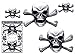 cromo cranio N X ossa spaventoso Halloween pirata scherzo vinile adesivo auto decal pack per laptop, caravan, camion, barche-ST037CH-3-DE- JAS adesivi