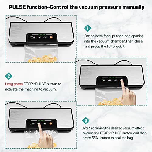 Machine à sceller sous vide modes sec et humide pour cuisine - 6