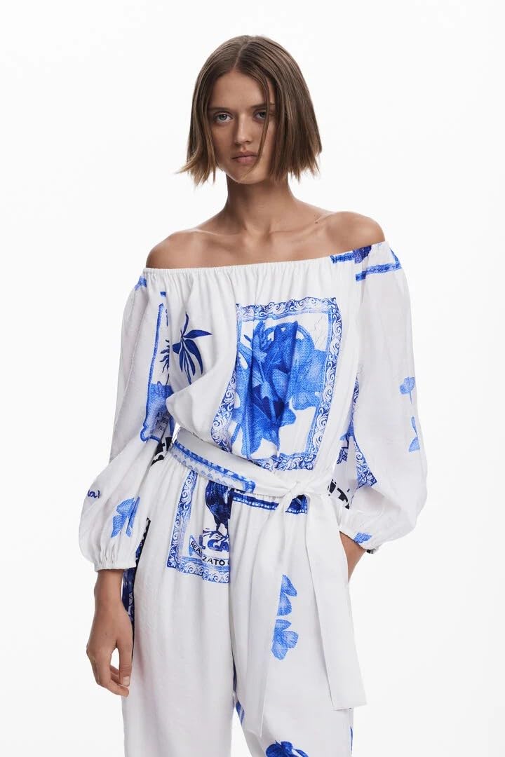 Desigual Dżinsy Jumpsuit_Tamiza damskie, biała, M