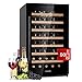 Produktbild Klarstein Weinkühlschrank Freistehend, Kleiner Getränkekühlschrank Schmal, 1 Zone Weinkühlschrank mit Glastür, Indoor/Outdoor Beersafe, Kühlschrank Klein mit UV-Schutz, 5-18°C, 50 Flaschen