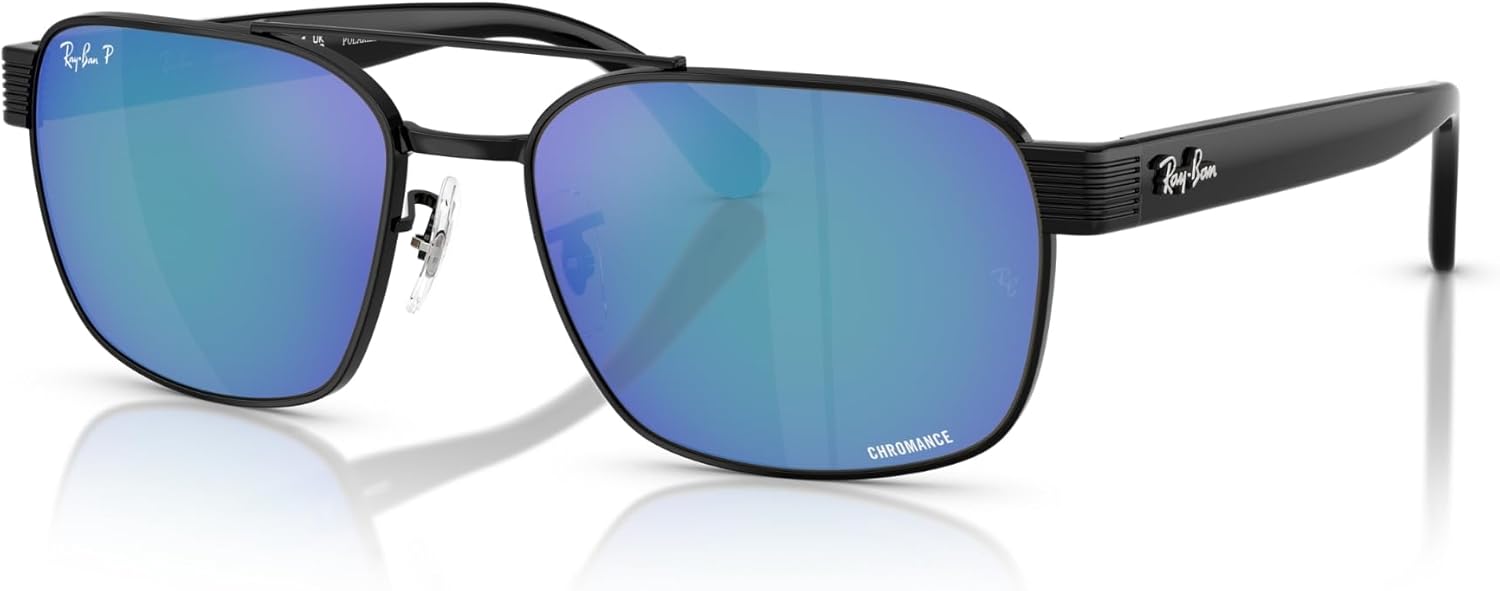 Ray-Ban RB3751CH Polarized Square Sunglasses for Men for Women
