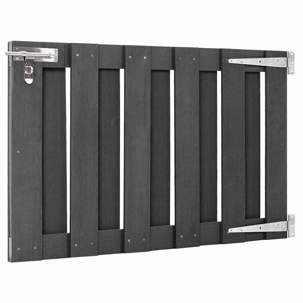 Willood Gartentor WPC 100 x 60 cm Grau