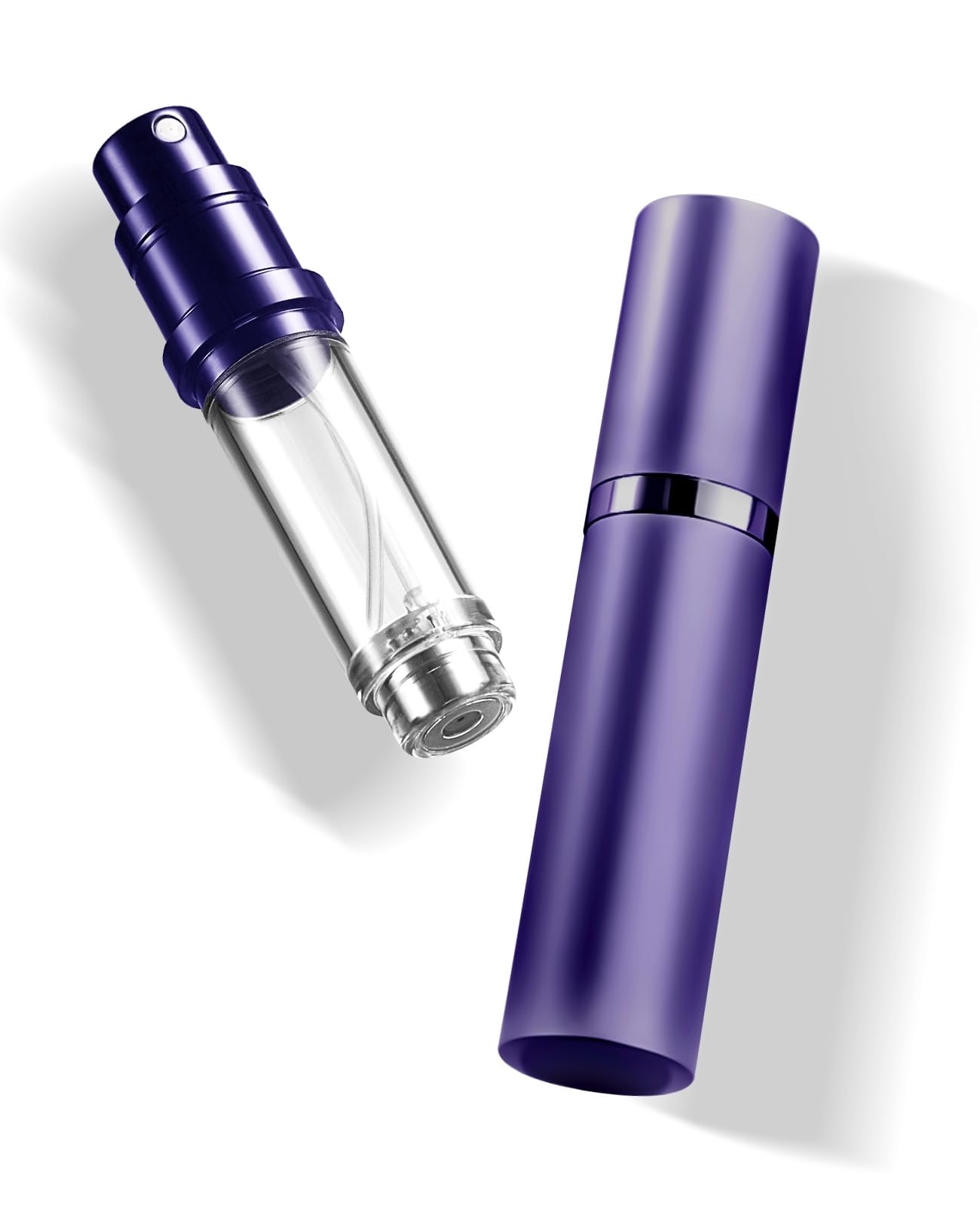 Atomizador Perfume Recargable,Mini Spray de Perfume,Portátil Botella de Perfume,Botella Vacío Pulverizador para Viajes 5ml (Blue)