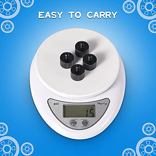 4 Pieces Mic Stand Adapter 5/8 Female To 1/4 Male For Camera Mount Tripod Thread Adapter Conversion Connector Screw Adapter For Microphone Stand Mount Adapter (Black) #TOP6