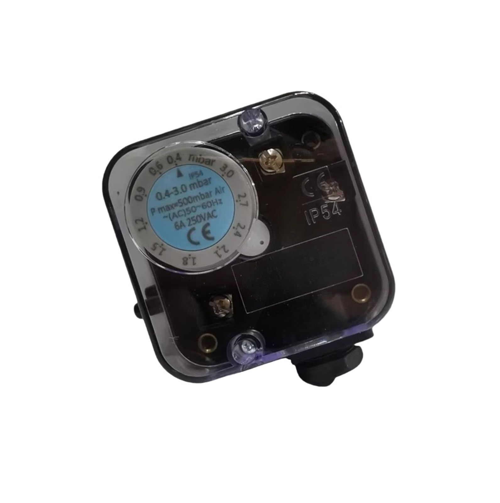Pressostat SAPS3V 0,4-3,0mbar pour régulation précise de pression d'air