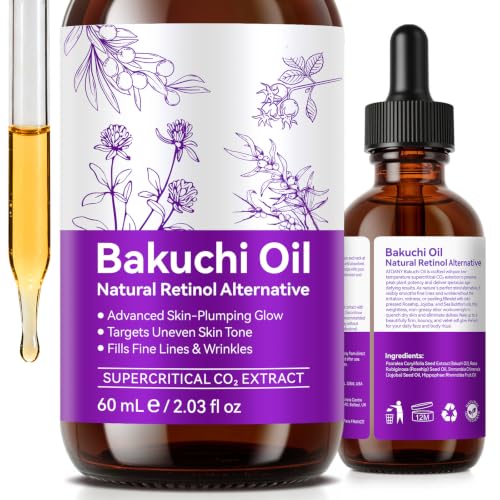 Bakuchi Oil, Anti-Aging Facial Oil with Rosehip, Jojoba & Sea Buc...