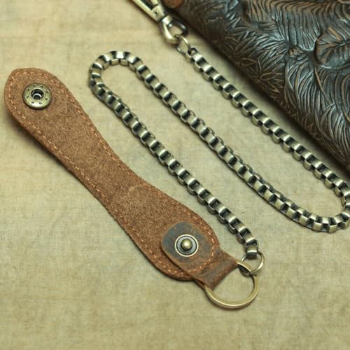 Organisateur en cuir de grande capacité pour homme avec grand portefeuille zippé - 3