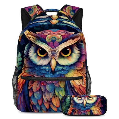 Sac à dos Animal Art Owl 99 grand format idéal pour la rentrée