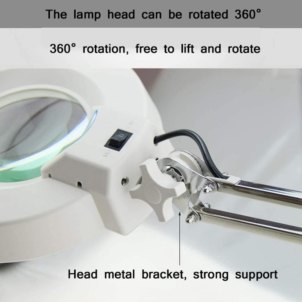 Lupa, Lámpara De Lectura De Mesa Led De Alta Potencia Led Brillantes Gratis Lupas Iluminadas para Lectura Boda